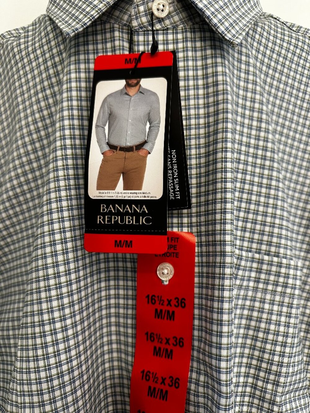 Men's Banana Repubic Dress Shirt Size M  NWT